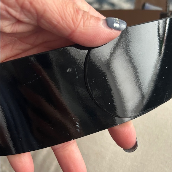 PINKO PATENT LEATHER BELT (Vintage) - Picture 4 of 7